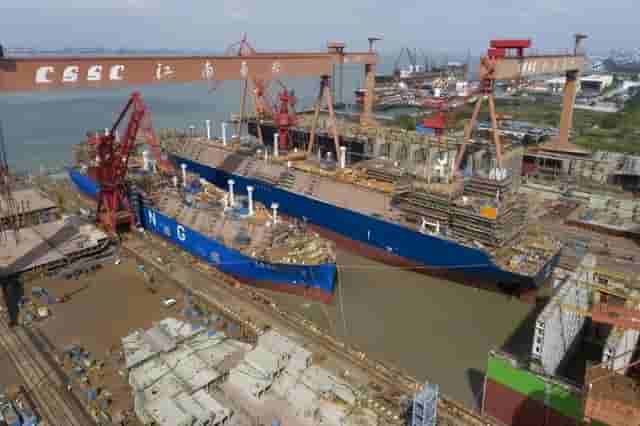中国船舶集团大型LNG船经营接单成果丰硕 去年合同金额超过百亿美元