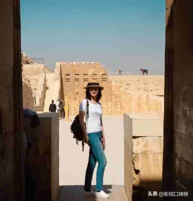 著名主持人刘芳菲，21年后再度远赴埃及，风波后出镜机会减少