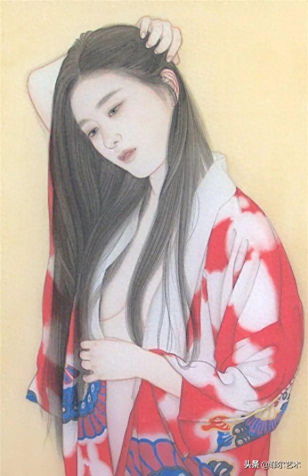 日本女画家唯美工笔人体绘画作品欣赏