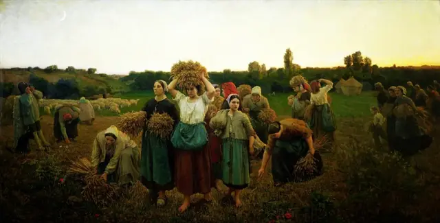 法国画家Jules Breton的美丽田园，在农村也要画女人的艺术坚持？