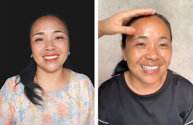 湖南女孩免费为农妇化妆,变妆前后对比心酸:她们也可以这么美