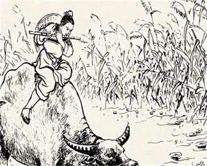 喝美女的尿水故事(小姐看上懒木匠，村民说她没品位，道士：拿猫尿来治病)