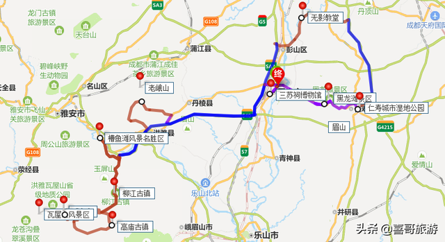 四川省眉山市十大景区有哪些?自驾游如何安排行程?