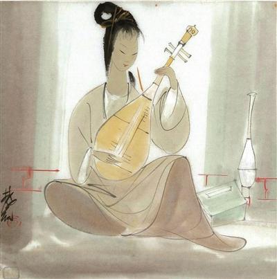 林风眠的仕女:那是民族宝藏中的美