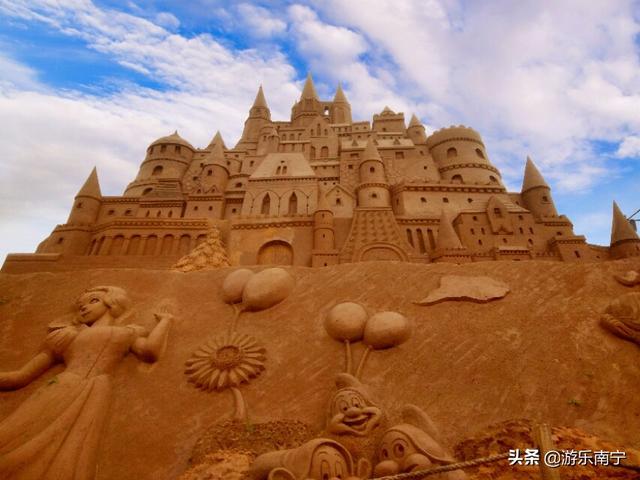 精美沙雕落定在南宁,侏罗纪世界,动漫电影,浪漫爱情,太震撼了