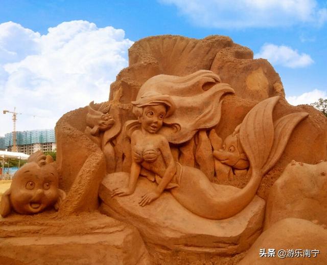 精美沙雕落定在南宁,侏罗纪世界,动漫电影,浪漫爱情,太震撼了