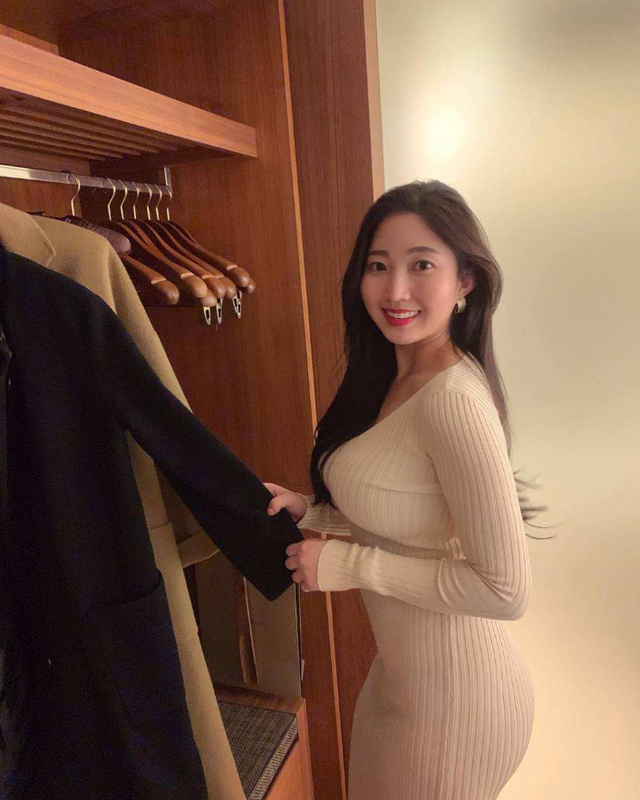 125斤微胖身材极品,韩国微胖美女带你“大码”身材不一样的美