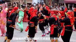 潮州美女舞(春日盛宴，潮州英歌舞，惊艳亮相)