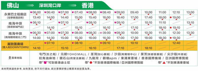 桂城新增站点!搭巴士直达香港超抵!