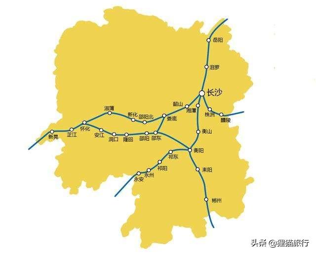 火车拉来的城市:湖南怀化,打造5个方向的高铁网
