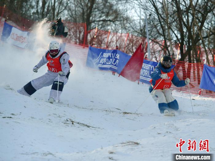 自由式滑雪雪上技巧世界杯北大湖站:芬兰美国选手夺双人赛冠军