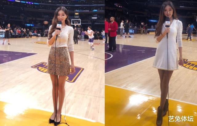 NBA女主播周玲安,否认与50岁豪门老公离婚,直言老少都一样