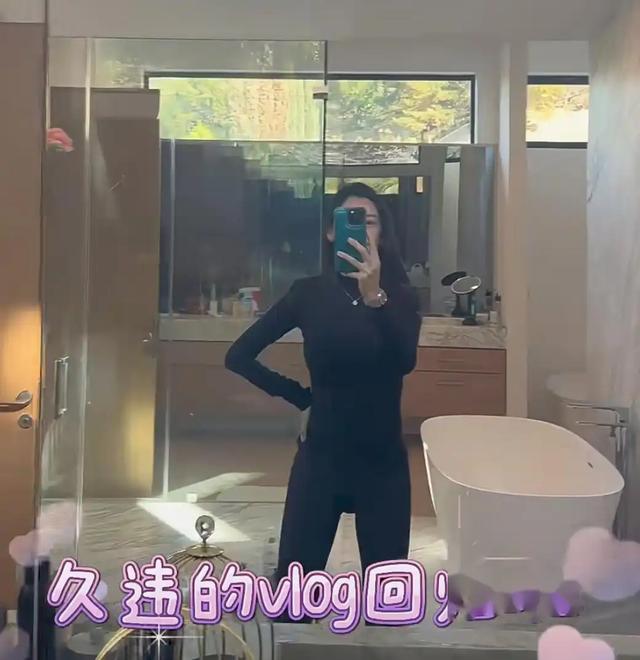 主持人温雅晒三胎满月照，美国豪宅曝光，5岁女儿也在正脸好漂亮