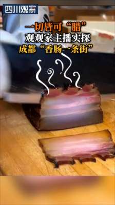 女主播 香肠(直播精彩丨 “腊”味飘香，主播实探成都“香肠一条街”)