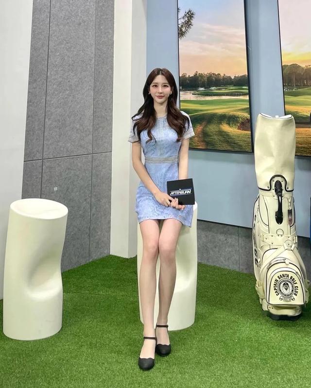 穿比基尼秀大长腿!韩国最美女主持!真绝了!