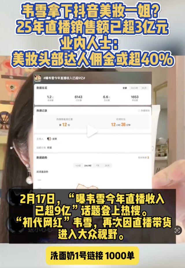 热闻|网红顾茜茜自曝“啥也不干日入超30万”!网友:硕士博士看了流泪