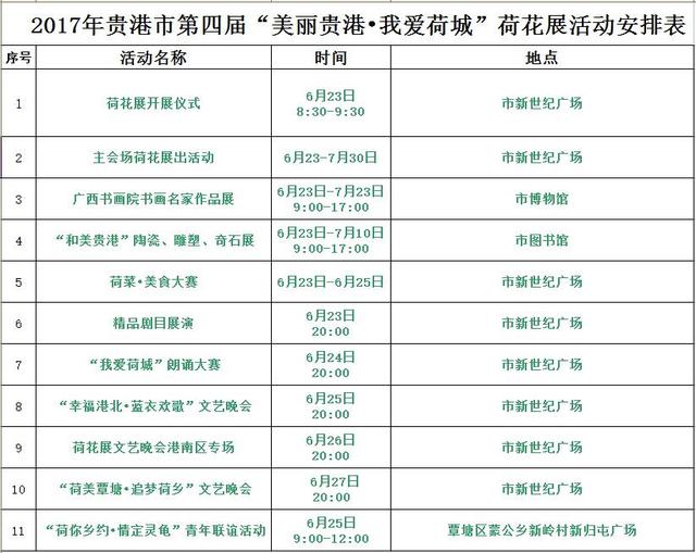围观！贵港荷花展开展仪式明天举行！现场要来一位“网红”美女主播？